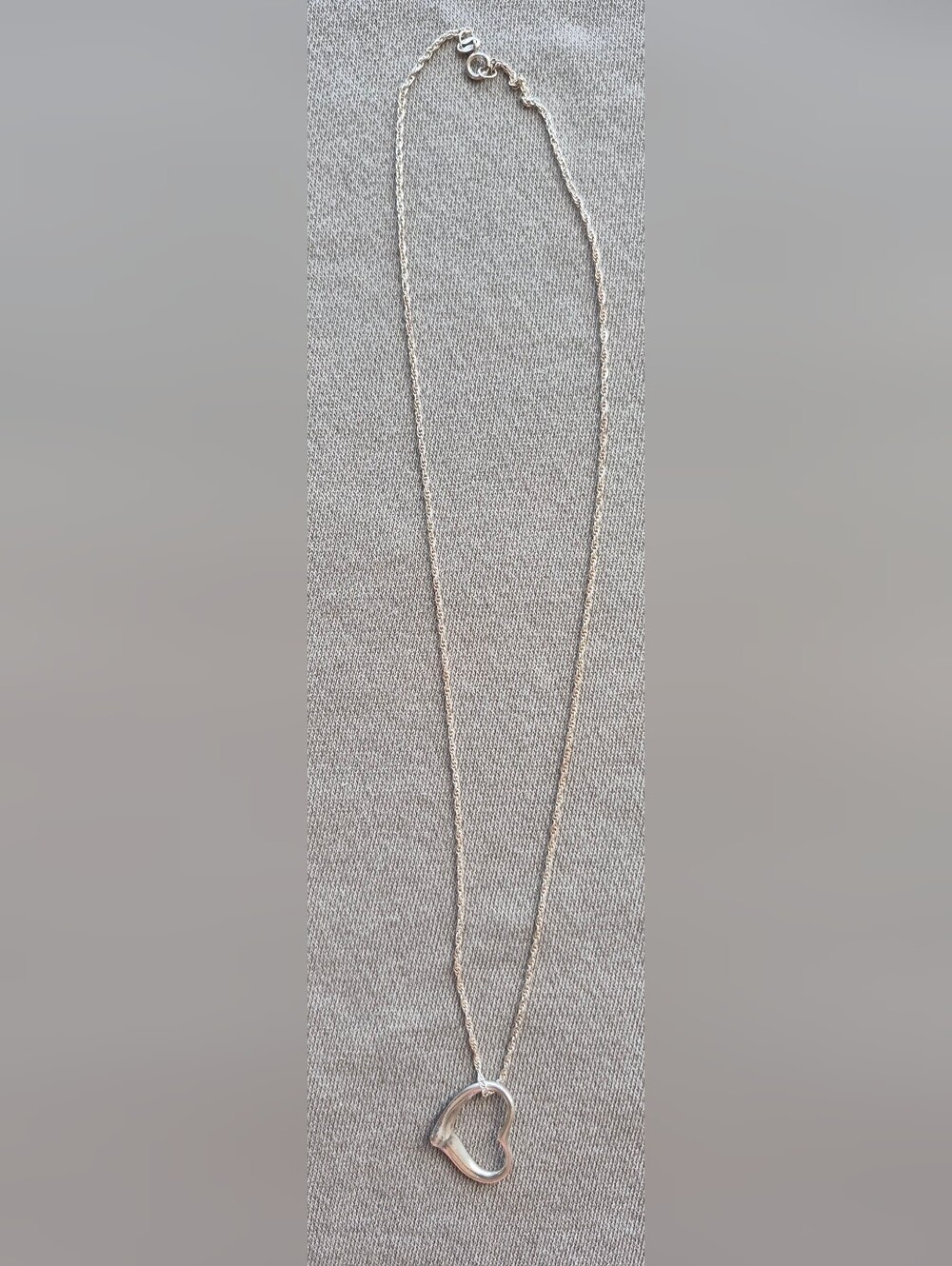 Sterling Silver Heart Pendant Necklace